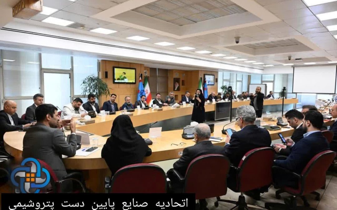 نشست هم اندیشی دکتر عباس زاده با انجمن های تخصصی صنایع تکمیلی پتروشیمی